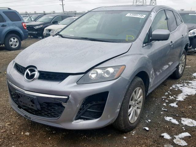 JM3ER2B52B0357772 - 2011 MAZDA CX-7 GRAY photo 2