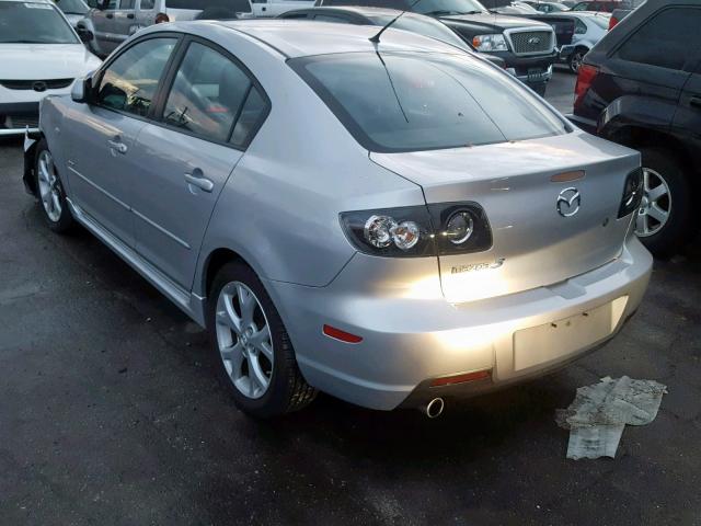 JM1BK323171626138 - 2007 MAZDA 3 S SILVER photo 3