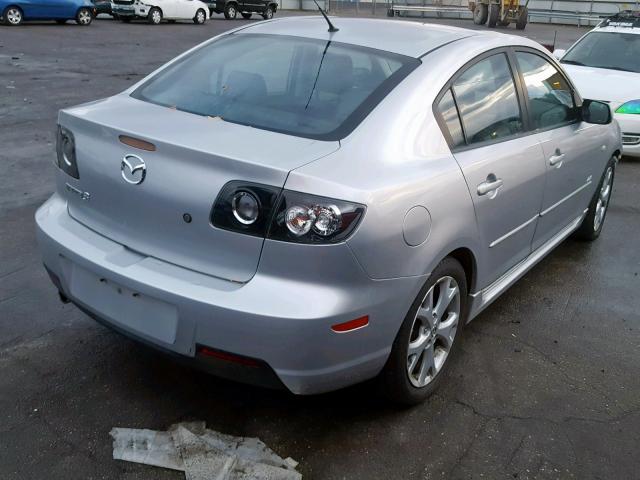 JM1BK323171626138 - 2007 MAZDA 3 S SILVER photo 4