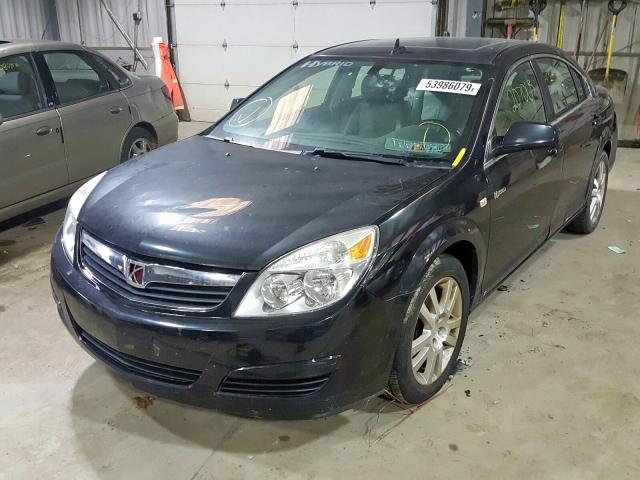 1G8ZR57589F131385 - 2009 SATURN AURA GREEN BLUE photo 2