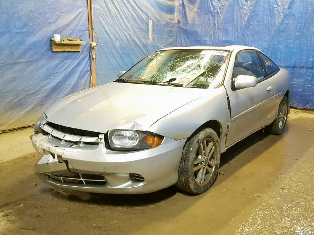 1G1JH12FX37372230 - 2003 CHEVROLET CAVALIER L SILVER photo 2