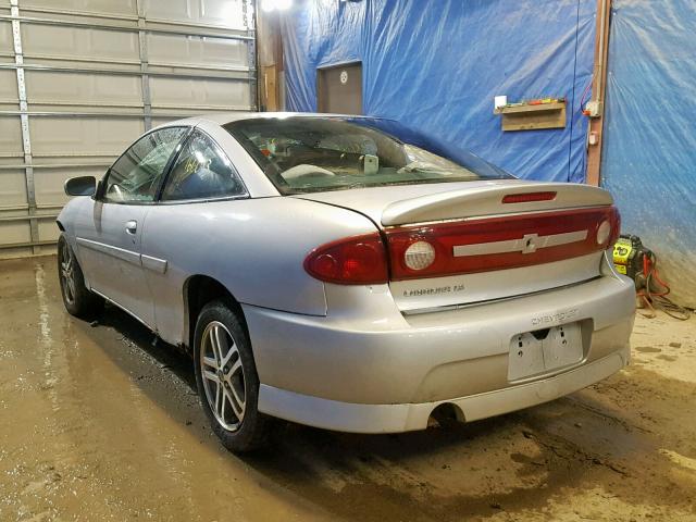 1G1JH12FX37372230 - 2003 CHEVROLET CAVALIER L SILVER photo 3