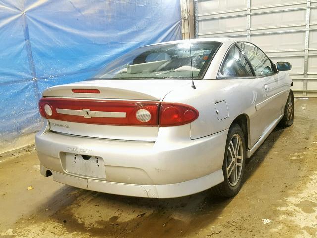 1G1JH12FX37372230 - 2003 CHEVROLET CAVALIER L SILVER photo 4