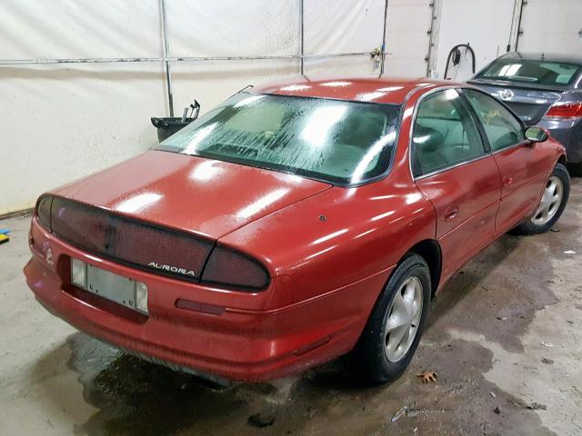 1G3GR62C6V4116642 - 1997 OLDSMOBILE AURORA MAROON photo 4