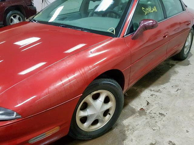 1G3GR62C6V4116642 - 1997 OLDSMOBILE AURORA MAROON photo 9