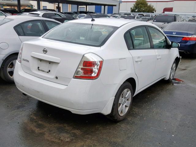 3N1AB61E58L751236 - 2008 NISSAN SENTRA 2.0 WHITE photo 4