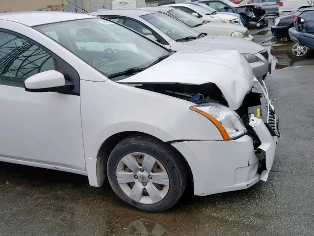 3N1AB61E58L751236 - 2008 NISSAN SENTRA 2.0 WHITE photo 9