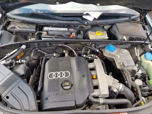 WAUAC48H43K021310 - 2003 AUDI A4 1.8 CAB GRAY photo 7