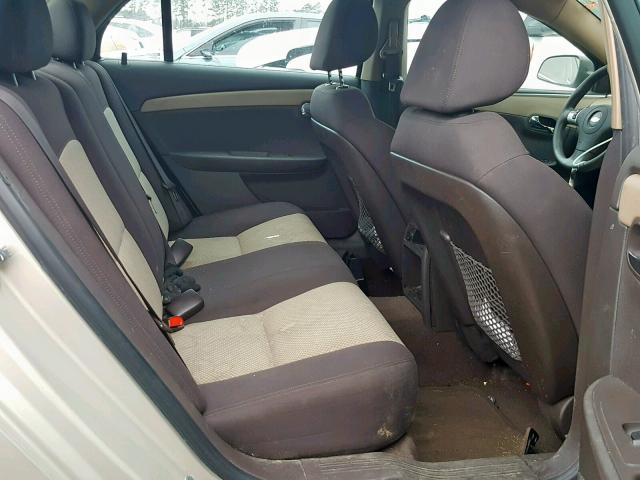 1G1ZB5EB6AF227452 - 2010 CHEVROLET MALIBU LS 棕色 照片 6
