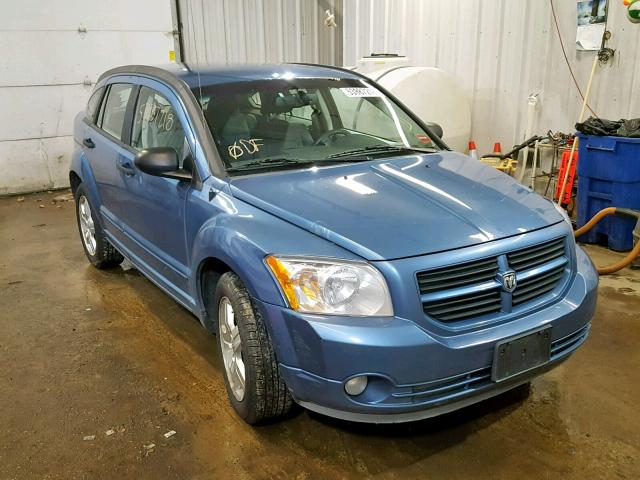 1B3HB48C47D525022 - 2007 DODGE CALIBER SX BLUE photo 1