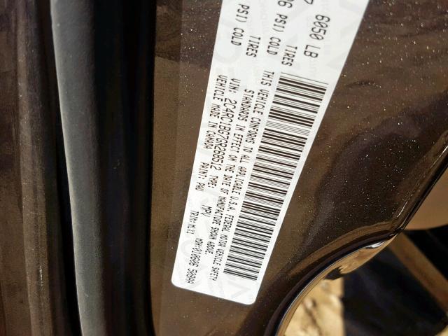 2C4RC1BG7GR268512 - 2016 CHRYSLER TOWN & COU SILVER photo 10