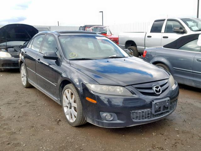 1YVHP84D065M55916 - 2006 MAZDA 6 S BLACK photo 1