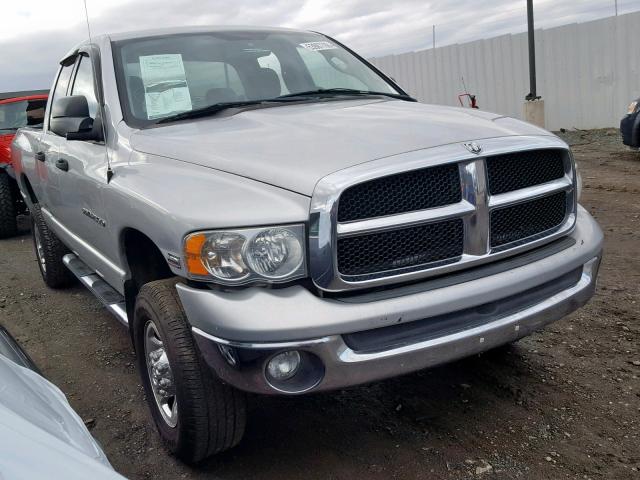 3D7KS28D95G732674 - 2005 DODGE RAM 2500 S SILVER photo 1