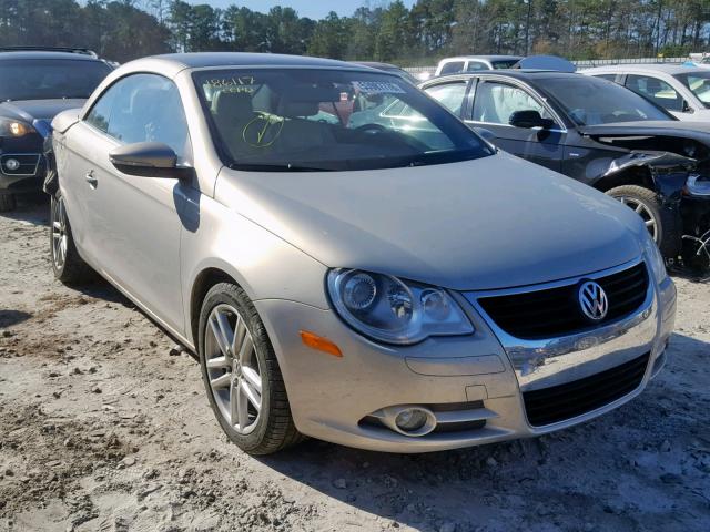 WVWFA71F29V013075 - 2009 VOLKSWAGEN EOS LUX Srebrny zdjęcie 1