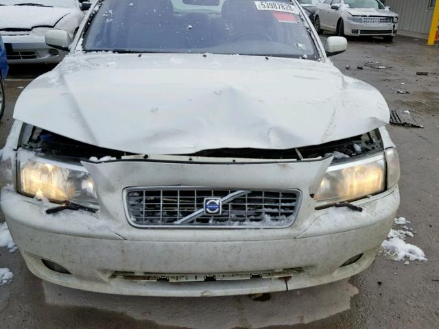 YV1TS592251405569 - 2005 VOLVO S80 2.5T WHITE photo 9