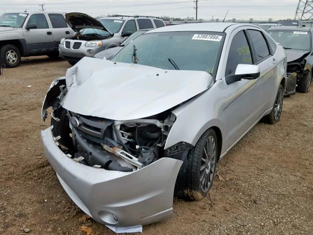 1FAHP3GN4BW151365 - 2011 FORD FOCUS SES SILVER photo 2