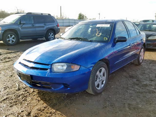 1G1JF52F847162756 - 2004 CHEVROLET CAVALIER L BLUE photo 2