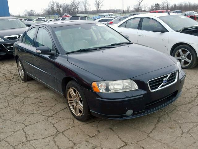 YV1RS592572646436 - 2007 VOLVO S60 2.5T BLACK photo 1