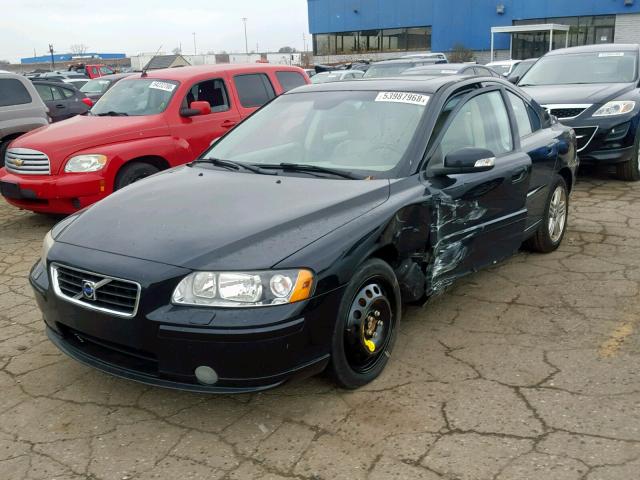 YV1RS592572646436 - 2007 VOLVO S60 2.5T BLACK photo 2