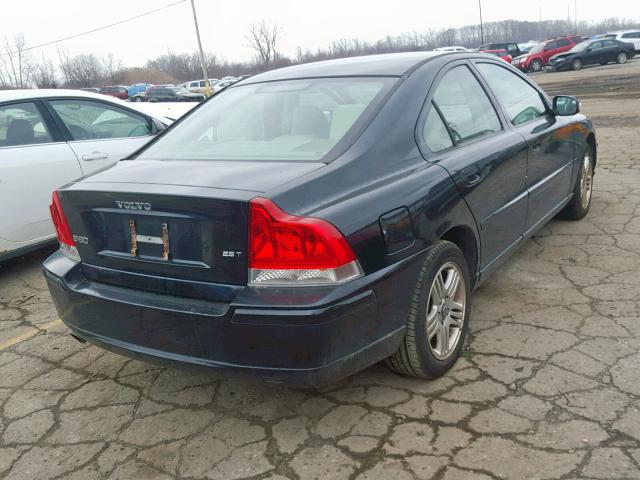 YV1RS592572646436 - 2007 VOLVO S60 2.5T BLACK photo 4