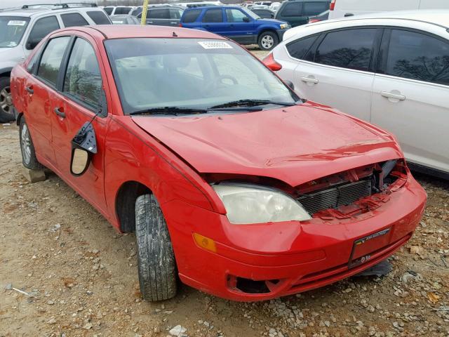 1FAFP34N65W296276 - 2005 FORD FOCUS ZX4 RED photo 1