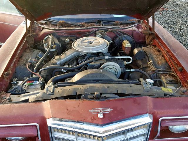 9G87F134221 - 1979 FORD THUNDERBIR RED photo 7