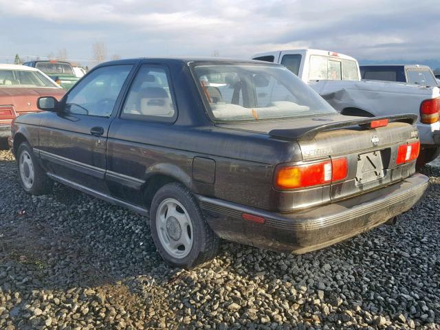 1N4GB32A0MC817107 - 1991 NISSAN SENTRA SE- BLACK photo 3