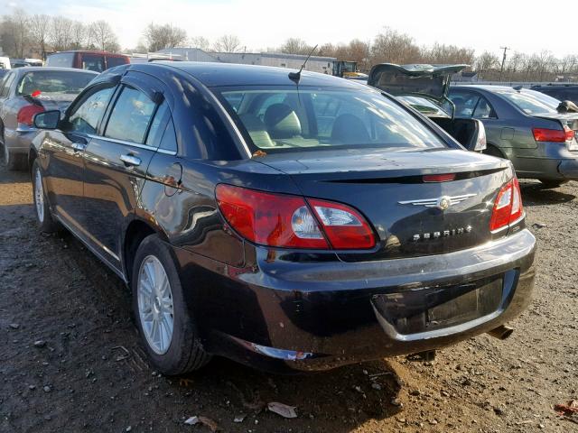 1C3LC66KX7N536021 - 2007 CHRYSLER SEBRING LI BLACK photo 3