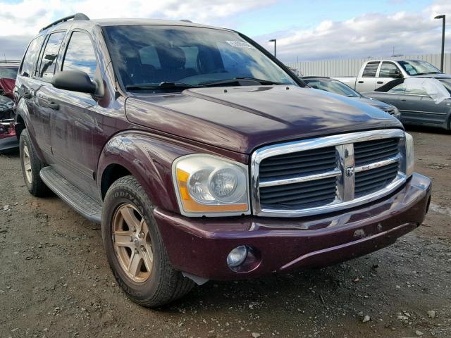 1D4HB48D94F143532 - 2004 DODGE DURANGO SL BURGUNDY photo 1