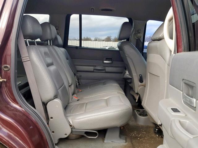 1D4HB48D94F143532 - 2004 DODGE DURANGO SL BURGUNDY photo 6