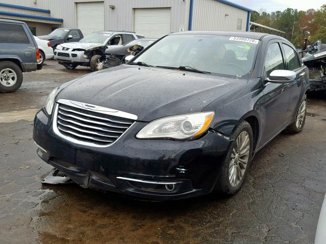 1C3CCBCG1DN615162 - 2013 CHRYSLER 200 LIMITE BLACK photo 2