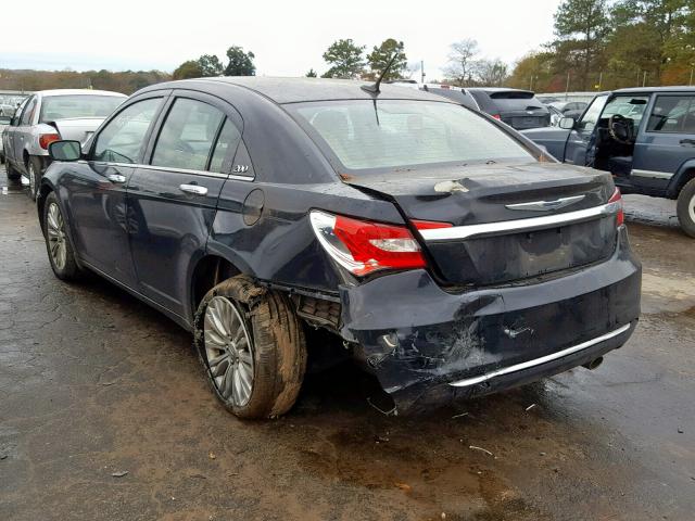 1C3CCBCG1DN615162 - 2013 CHRYSLER 200 LIMITE BLACK photo 3