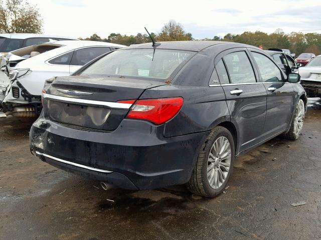 1C3CCBCG1DN615162 - 2013 CHRYSLER 200 LIMITE BLACK photo 4