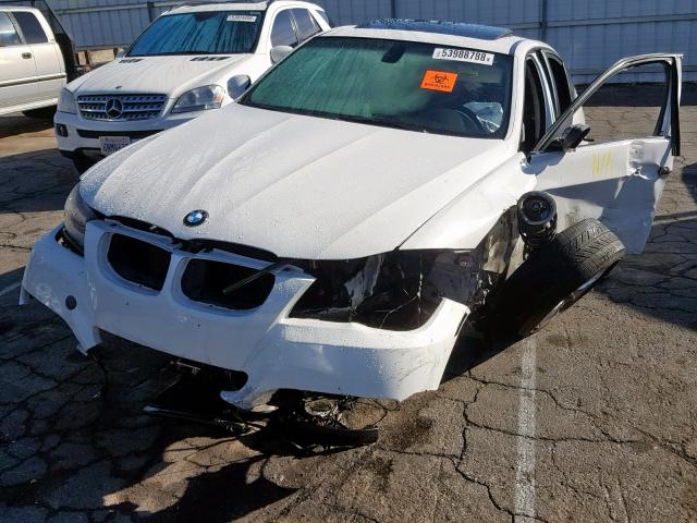 WBAPH5G51ANM70397 - 2010 BMW 328 I SULE WHITE photo 2