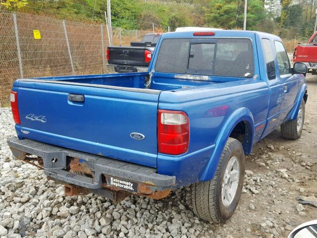 1FTZR15E51TA71167 - 2001 FORD RANGER SUP BLUE photo 4