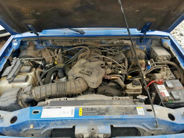 1FTZR15E51TA71167 - 2001 FORD RANGER SUP BLUE photo 7