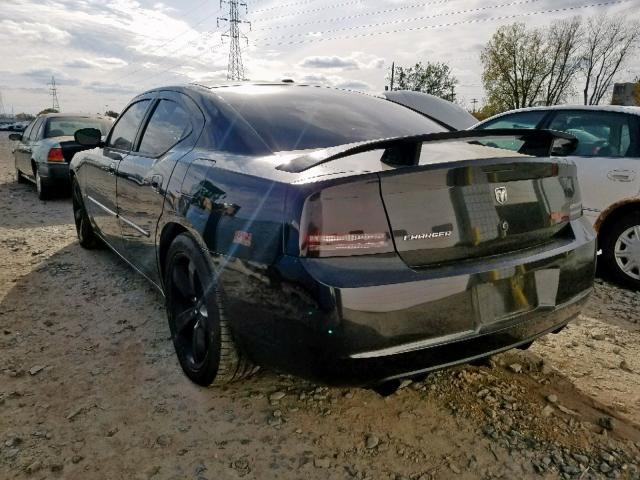 2B3LA73W07H881311 - 2007 DODGE CHARGER SR BLACK photo 3