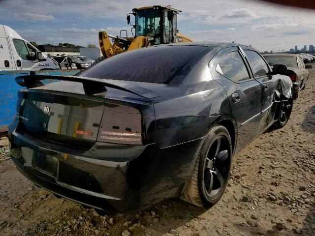 2B3LA73W07H881311 - 2007 DODGE CHARGER SR BLACK photo 4