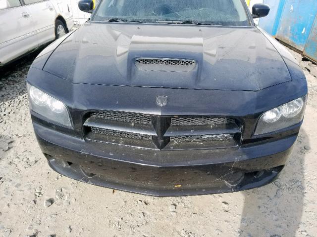 2B3LA73W07H881311 - 2007 DODGE CHARGER SR BLACK photo 7