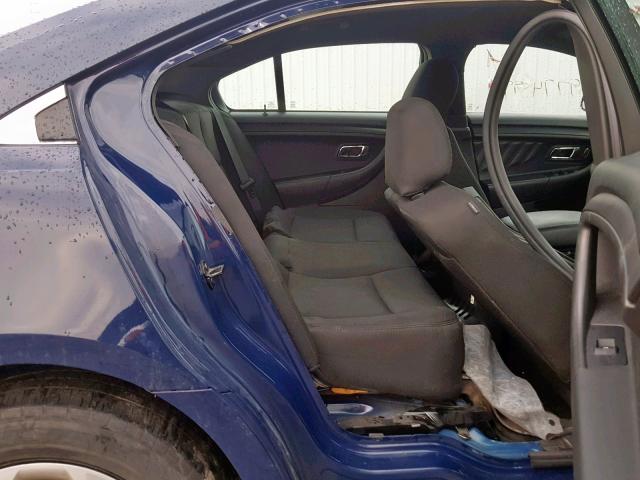 1FAHP2MK2FG170226 - 2015 FORD TAURUS POL BLUE photo 6