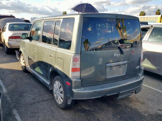 JTLKT324454005238 - 2005 TOYOTA SCION XB Жасыл фото 3