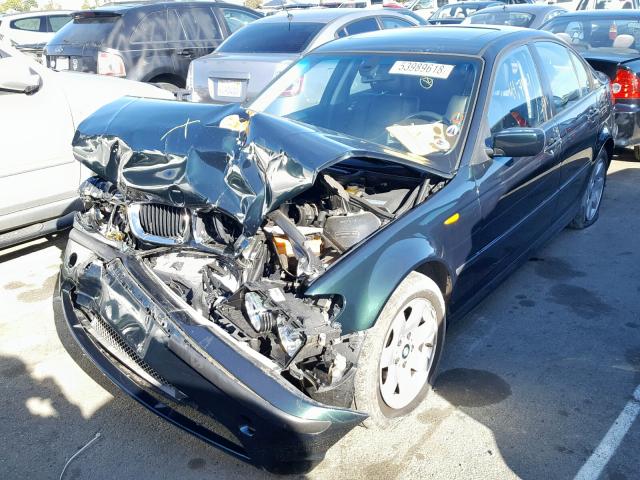 WBAAZ33455KW78195 - 2005 BMW 325 IS SUL GREEN photo 2