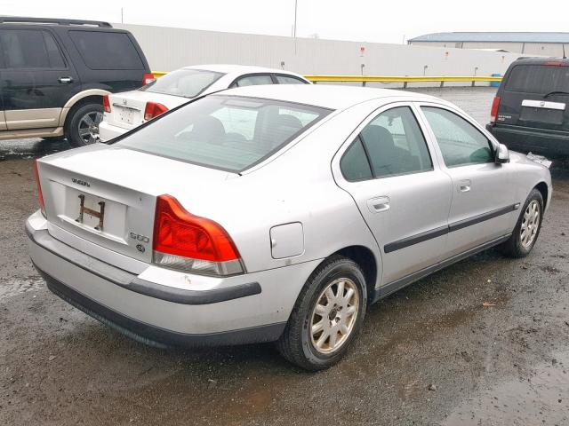 YV1RS61R812026377 - 2001 VOLVO S60 SILVER photo 4