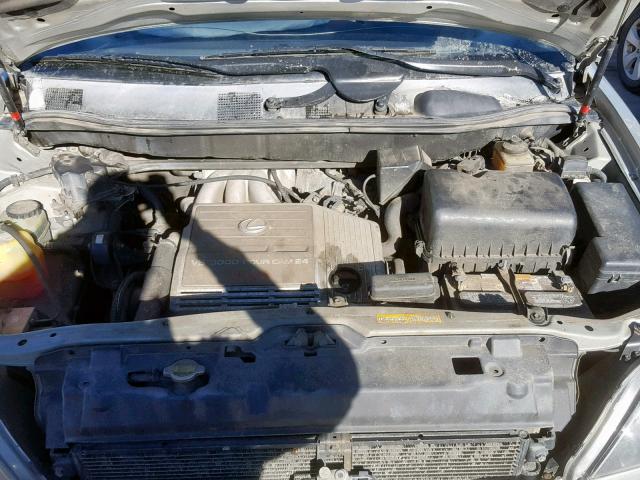 JT6HF10U7Y0136669 - 2000 LEXUS RX 300 SILVER photo 7