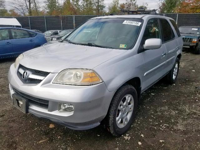 2HNYD18946H521544 - 2006 ACURA MDX TOURIN SILVER photo 2