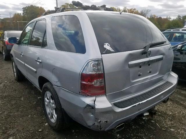 2HNYD18946H521544 - 2006 ACURA MDX TOURIN SILVER photo 3