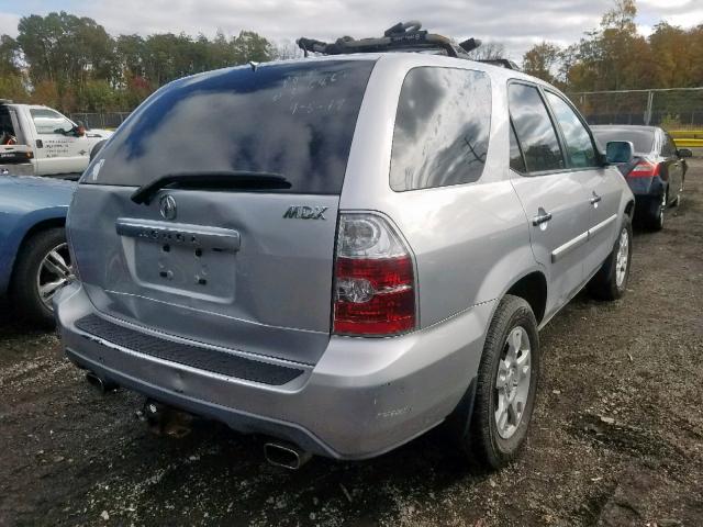 2HNYD18946H521544 - 2006 ACURA MDX TOURIN SILVER photo 4