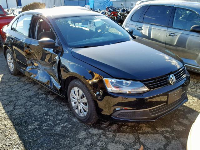 3VW2K7AJ4DM211186 - 2013 VOLKSWAGEN JETTA BASE Սև լուսանկար 1