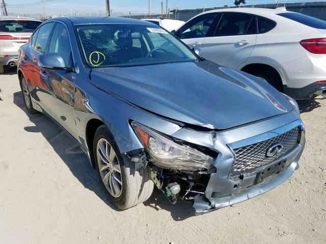 JN1EV7AP1GM300700 - 2016 INFINITI Q50 PREMIU BLUE photo 1