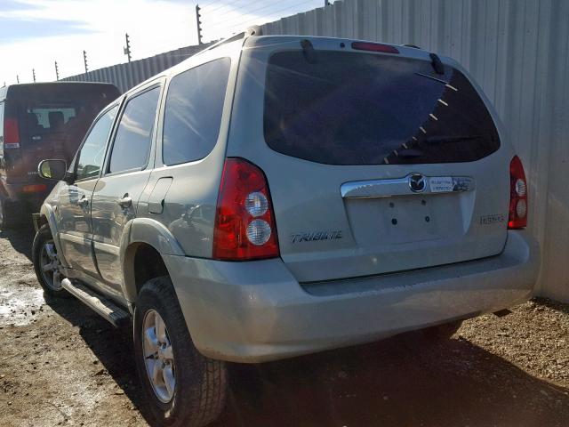 4F2CZ04166KM01409 - 2006 MAZDA TRIBUTE S SILVER photo 3